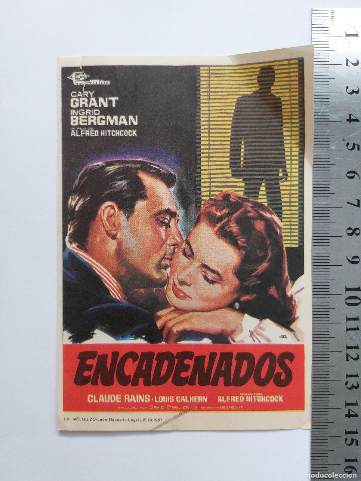 Postales: Estampa de la pel&iacute;cula Encadenados de Alfred Hitchcock