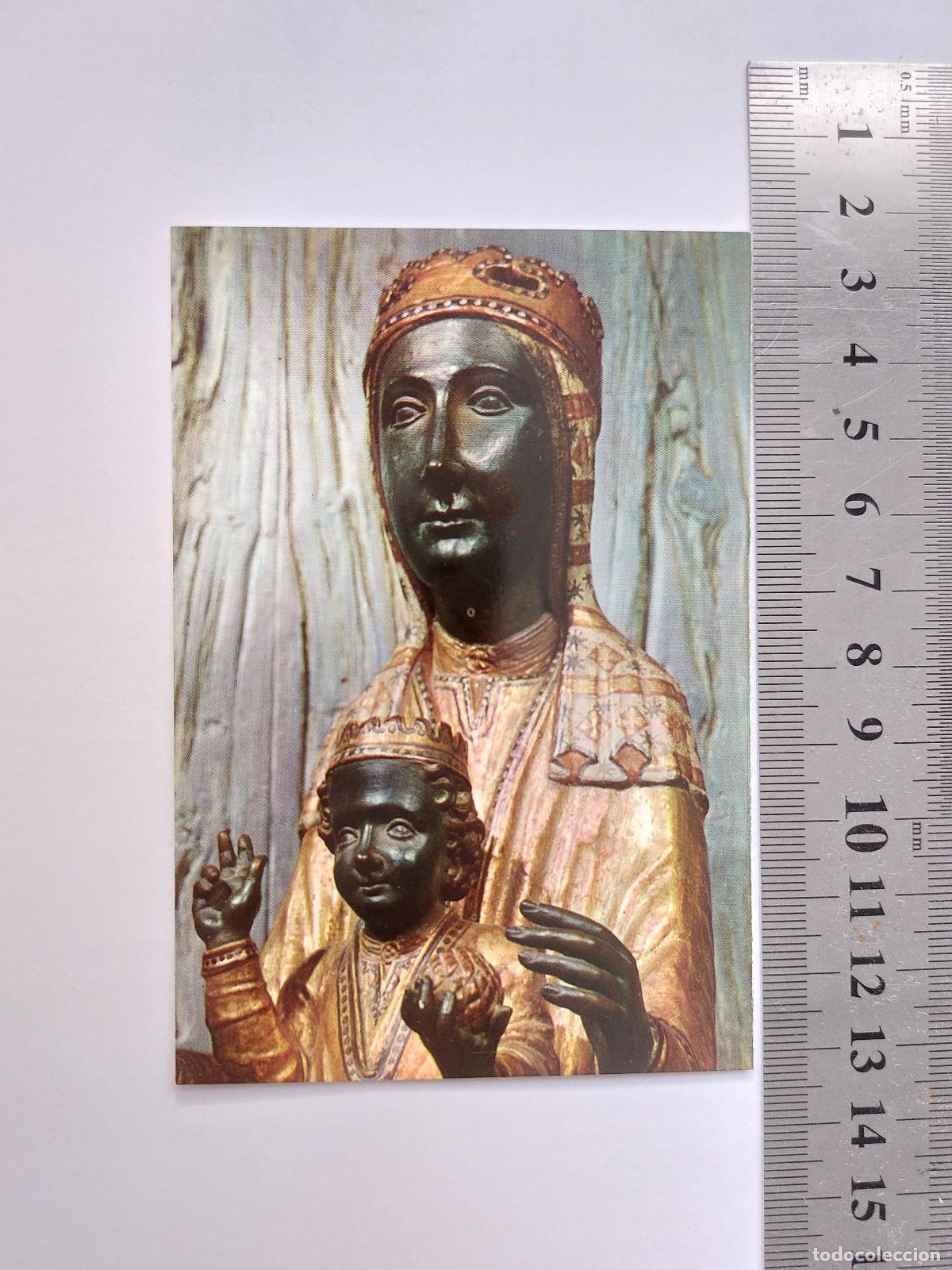 Postales: Estampa de la Virgen de Montserrat Moreneta