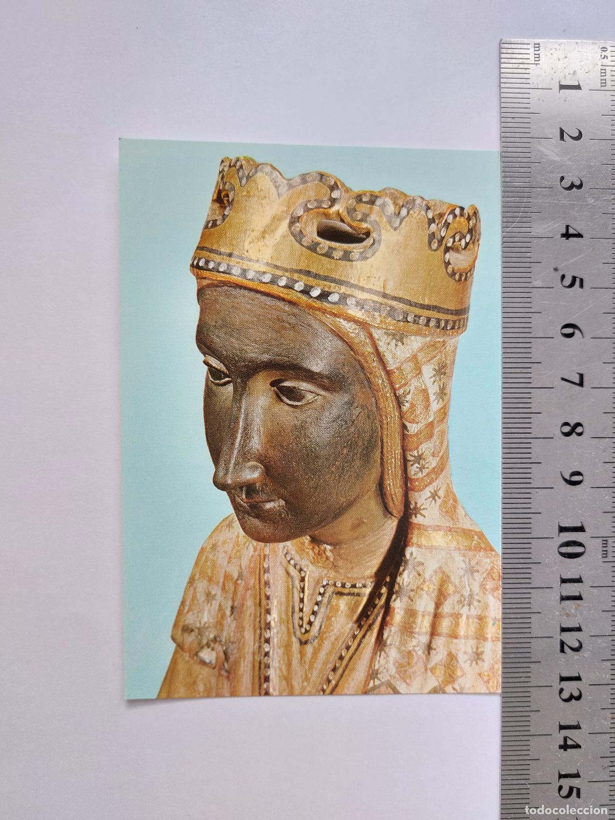 Postales: Estampa de la Virgen de Montserrat, arte religioso