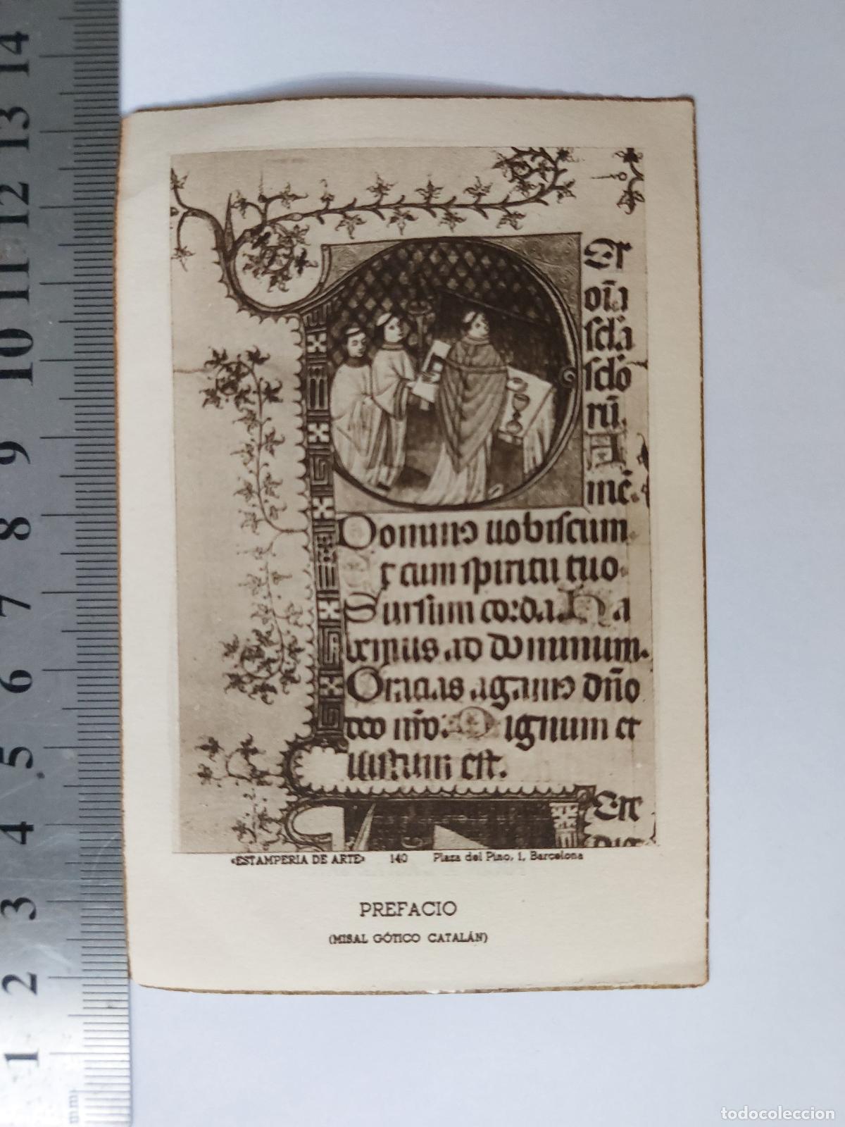 Postales: Estampa de recuerdo de la primera misa de Francesc Llopart i Romeu