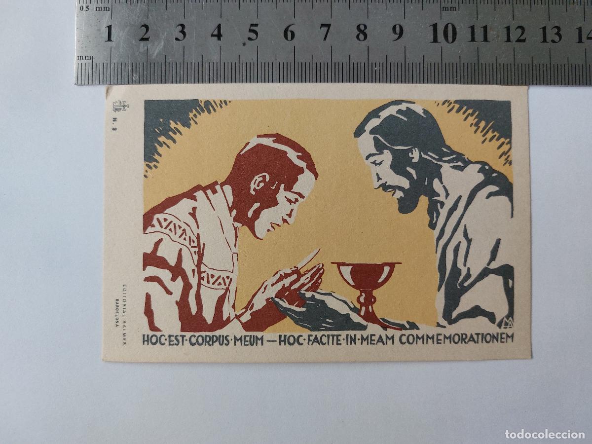 Postales: Estampa religiosa, recordatorio de primera misa de Moss&egrave;n Jordi Puigdevall