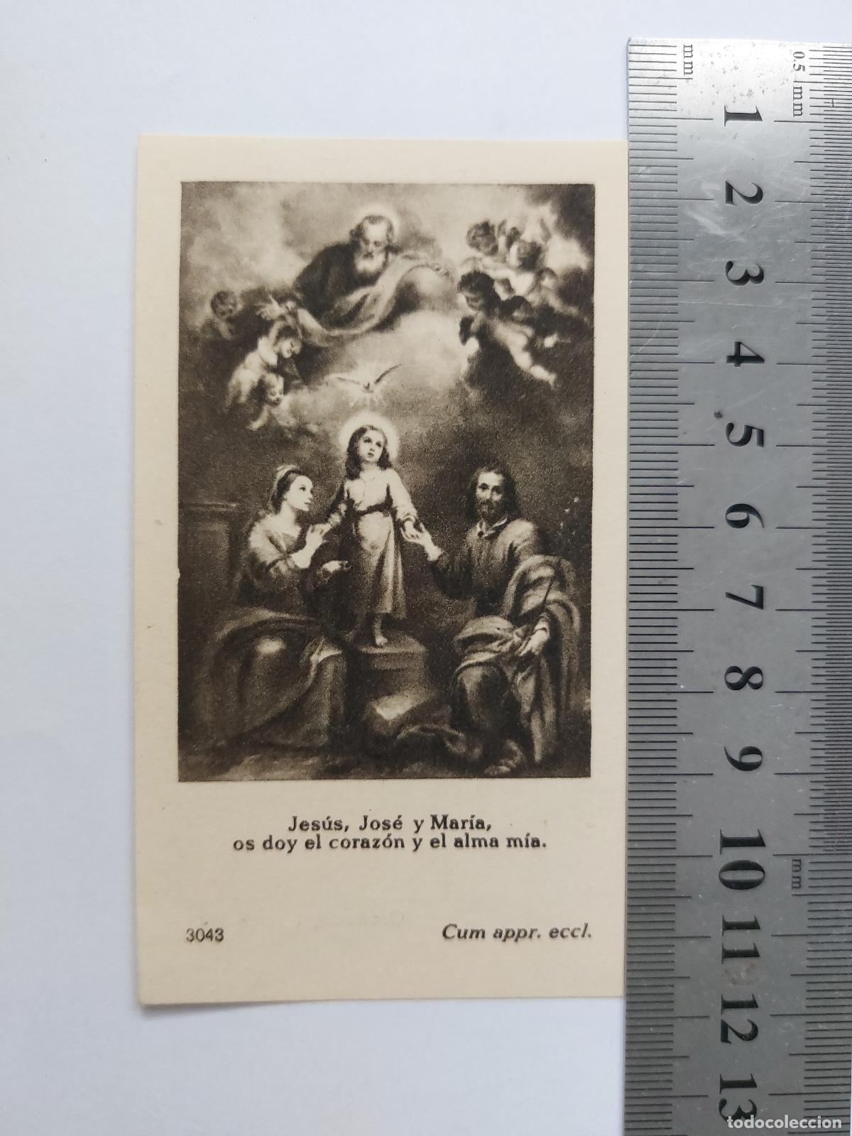 Postales: Estampa Sagrada Familia Granada Primera Misa Antonio Peinado