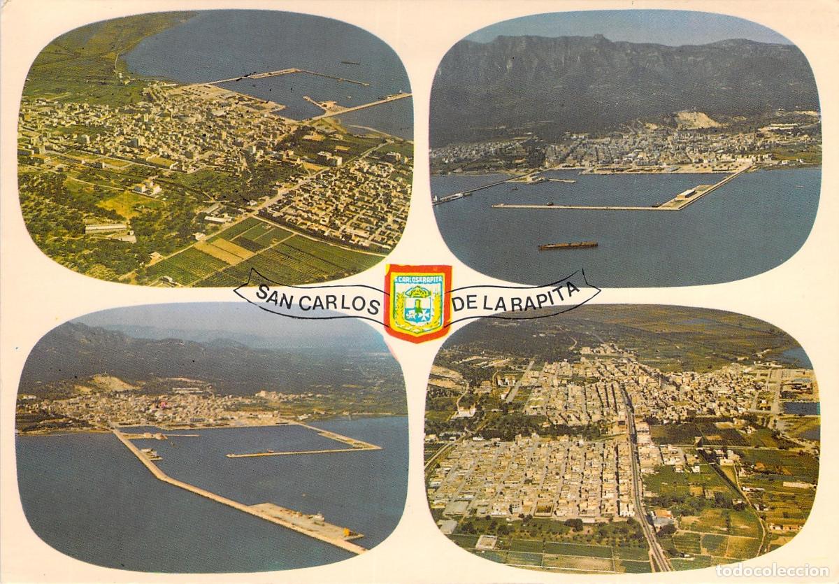 Postales: Postal de San Carlos de la Rapita Tarragona vista a&eacute;rea
