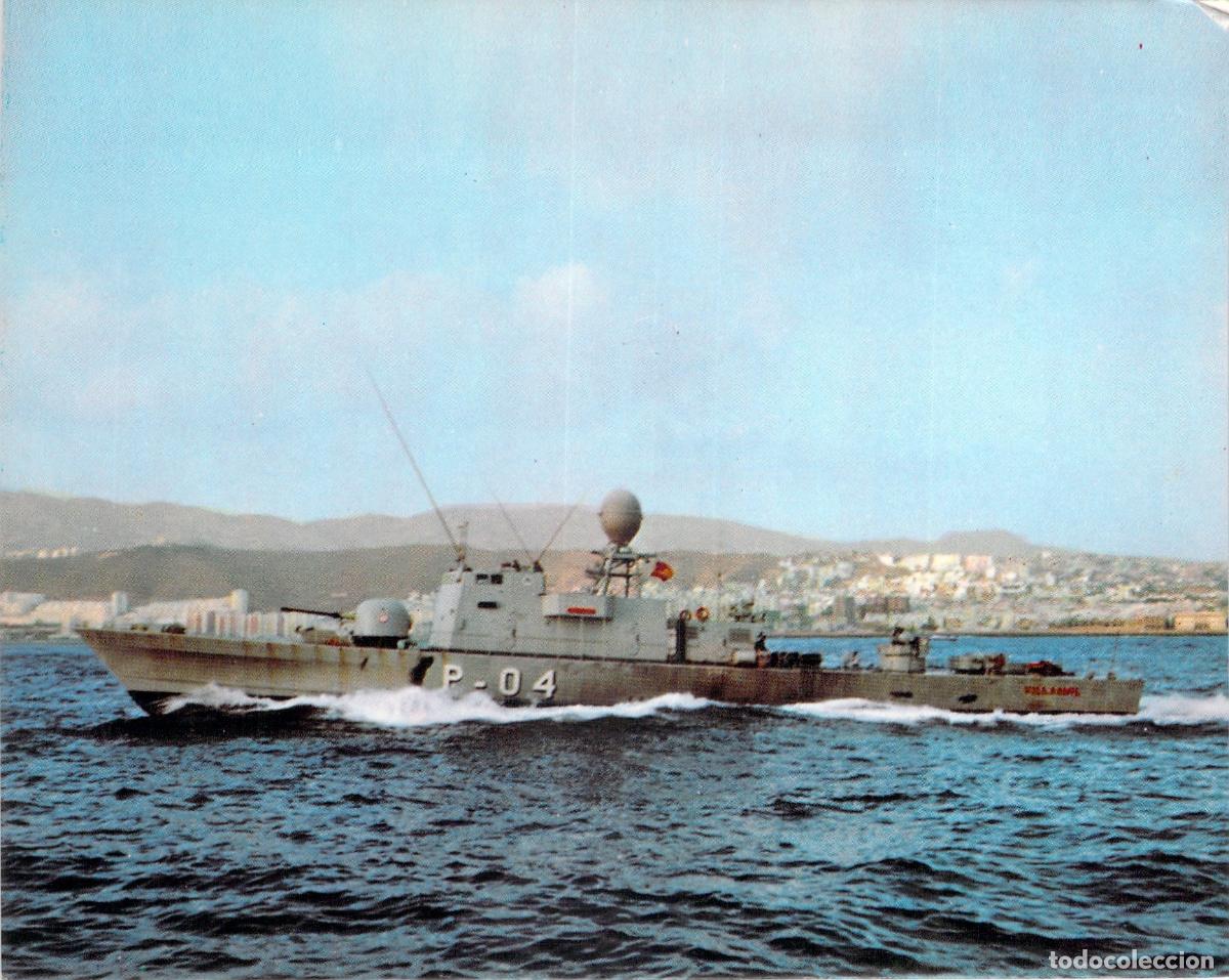 Postales: Postal de la Armada Espa&ntilde;ola Patrullero Ca&ntilde;onero Villaamil P-04