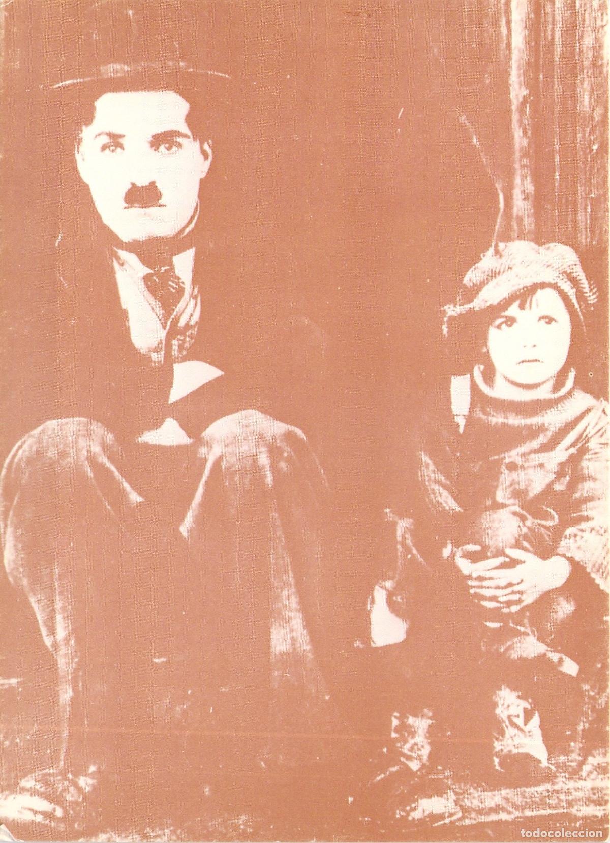 Postales: Postal de Charlie Chaplin y El Chico