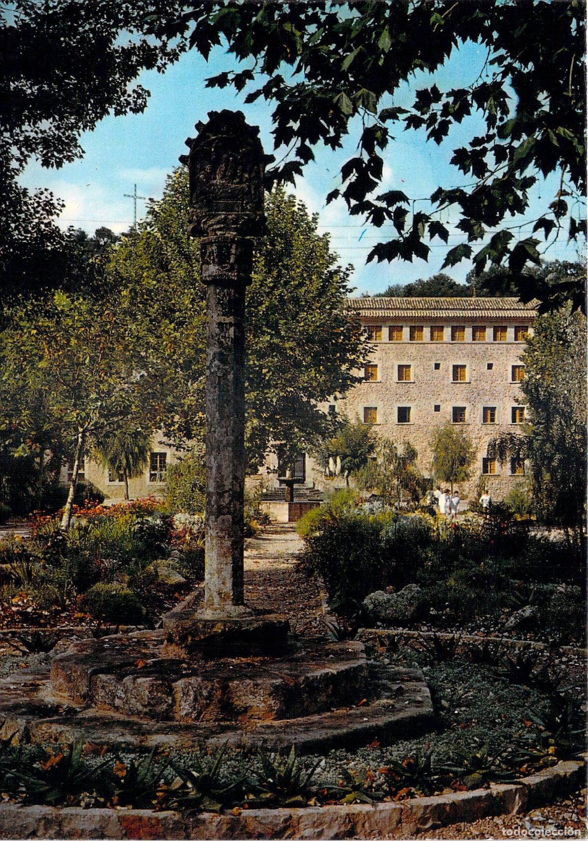 Postales: Postal del Santuario de Lluc en Mallorca