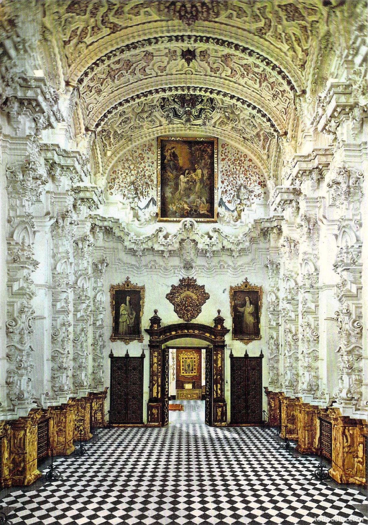 Postales: Postal de la Sacrist&iacute;a de La Cartuja en Granada