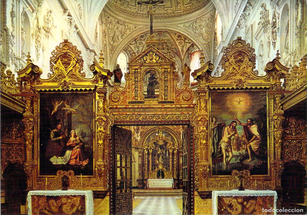 Postales: Postal de La Cartuja de Granada con pinturas de S&aacute;nchez Cot&aacute;n