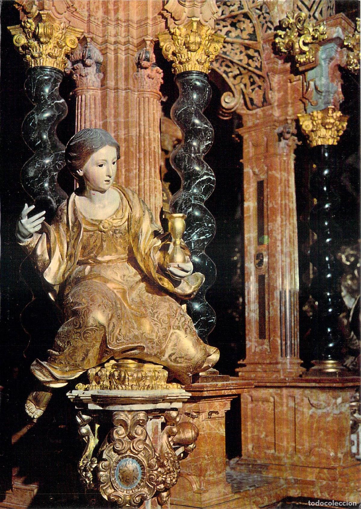 Postales: Postal de La Cartuja de Granada detalle del Sancta Santorum