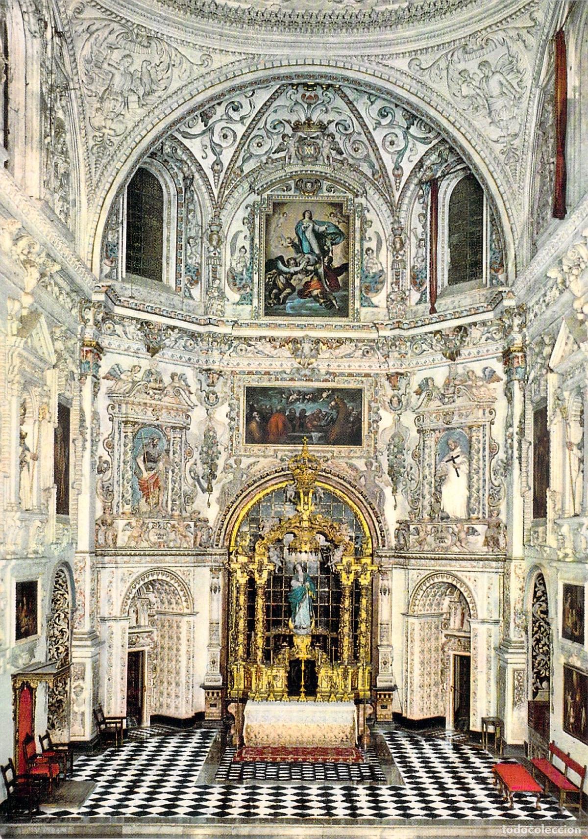 Postales: Postal de Granada: Altar Mayor de la Iglesia de la Cartuja