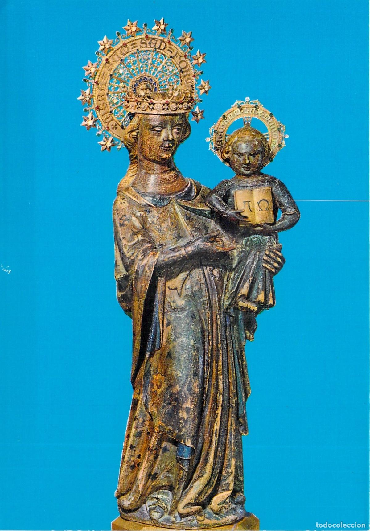 Postales: Postal del Santuario de Lluc, La Virgen
