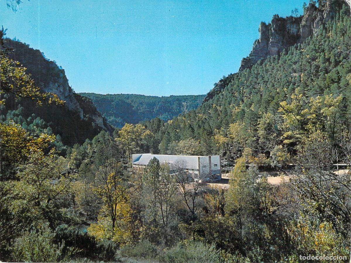 Postales: Postal de la planta de embotellado del Balneario de Solan de Cabras en Cuenca