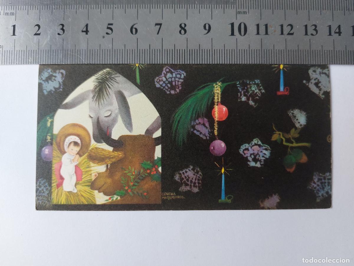 Postales: Estampa de Navidad con Ilustraci&oacute;n de Nacimiento