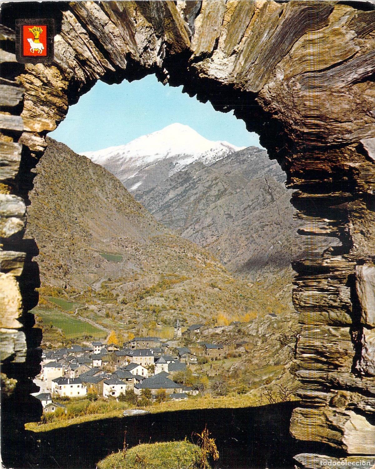Postales: Postal de Alins y Pico Monteixo en el Pirineo Catal&aacute;n