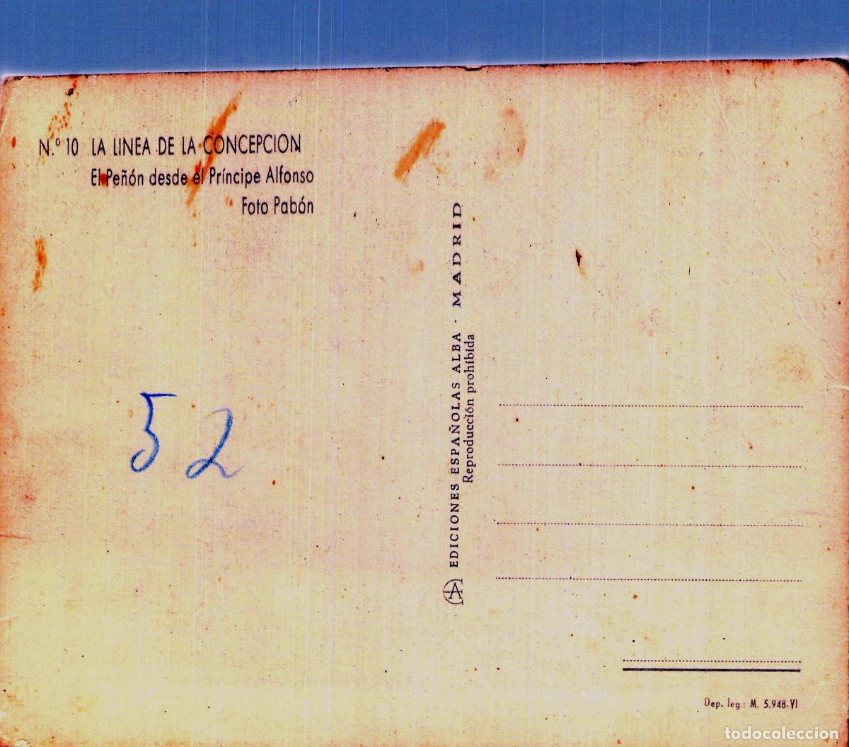 Postales: Postal de El Pe&ntilde;&oacute;n de Gibraltar desde La L&iacute;nea de la Concepci&oacute;n - Foto 2