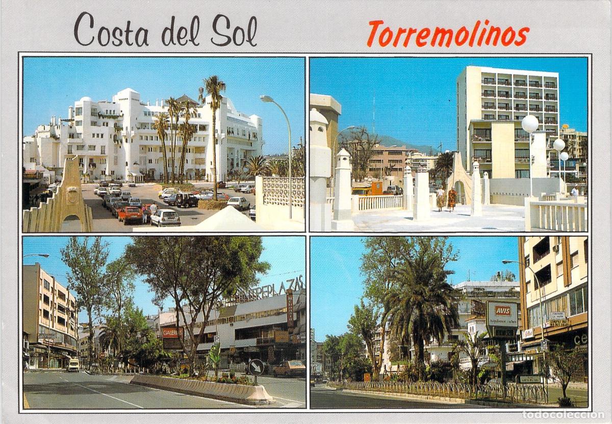 Postales: Postal de Torremolinos con diversas vistas de la ciudad