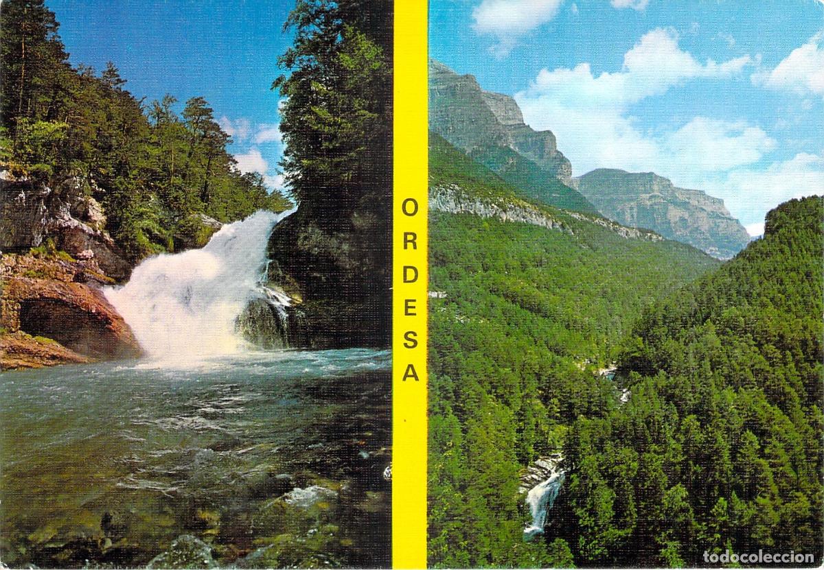 Postales: Postal del Parque Nacional de Ordesa y el R&iacute;o Arazas
