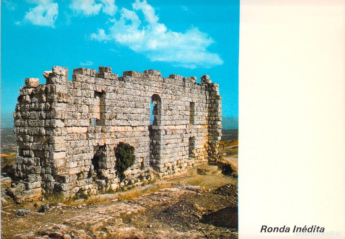 Postales: Postal de las ruinas del teatro romano de Acinipo, Ronda