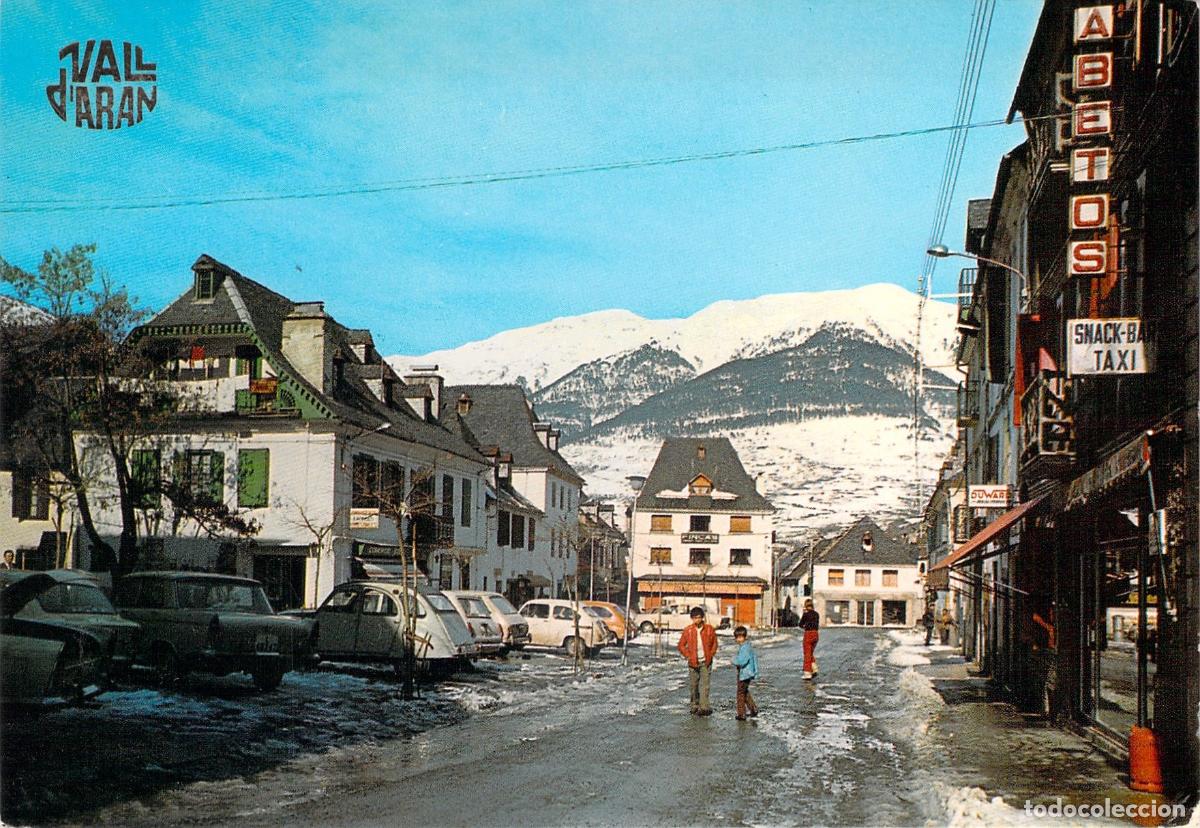 Postales: Postal de Vielha Paseo del Generalisimo en Val d'Aran