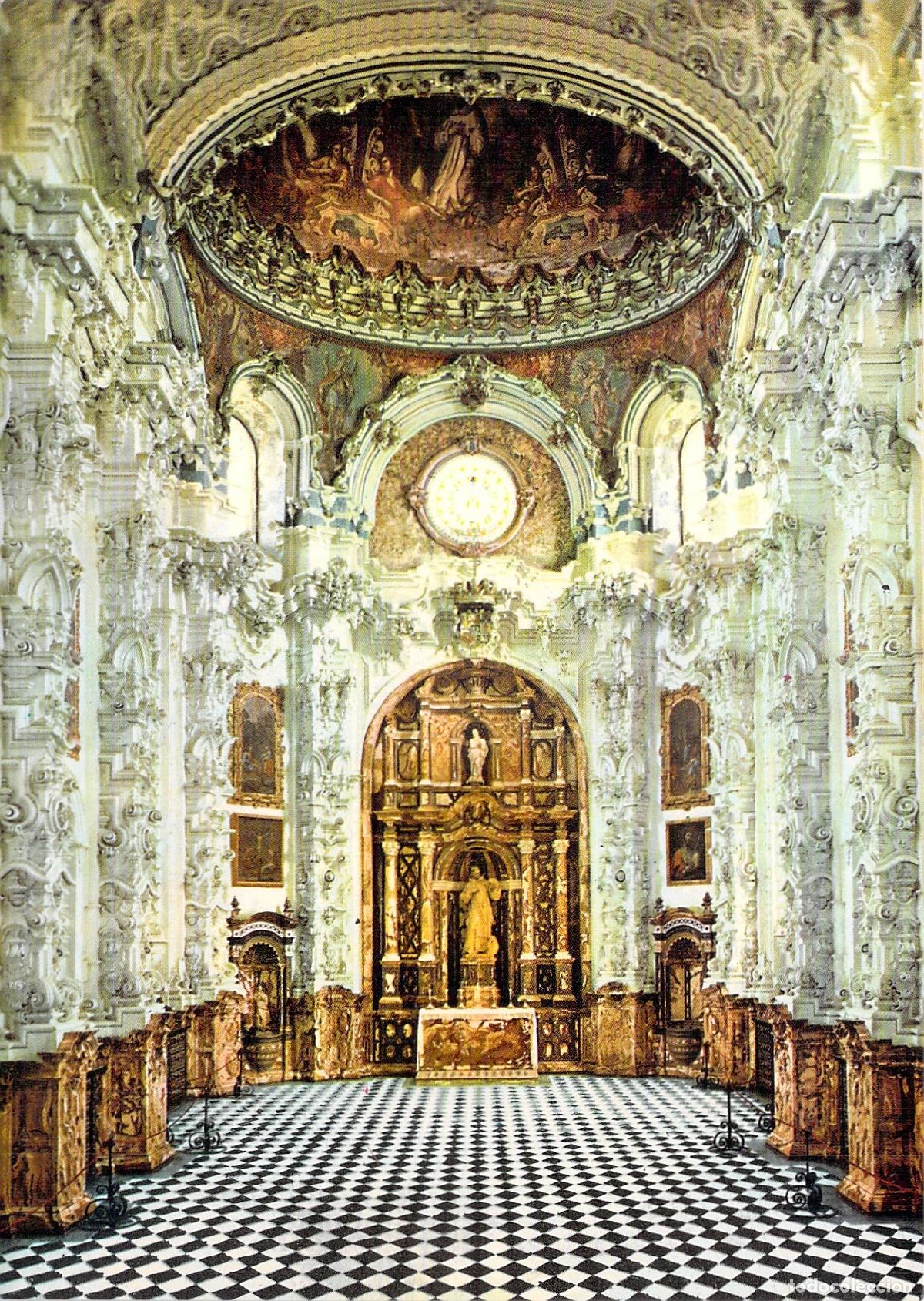 Postales: Postal de la Sacrist&iacute;a de La Cartuja en Granada