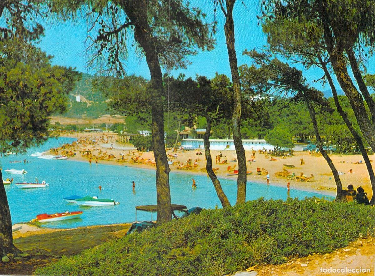 Postales: Postal de la Playa de Santa Ponsa en Mallorca