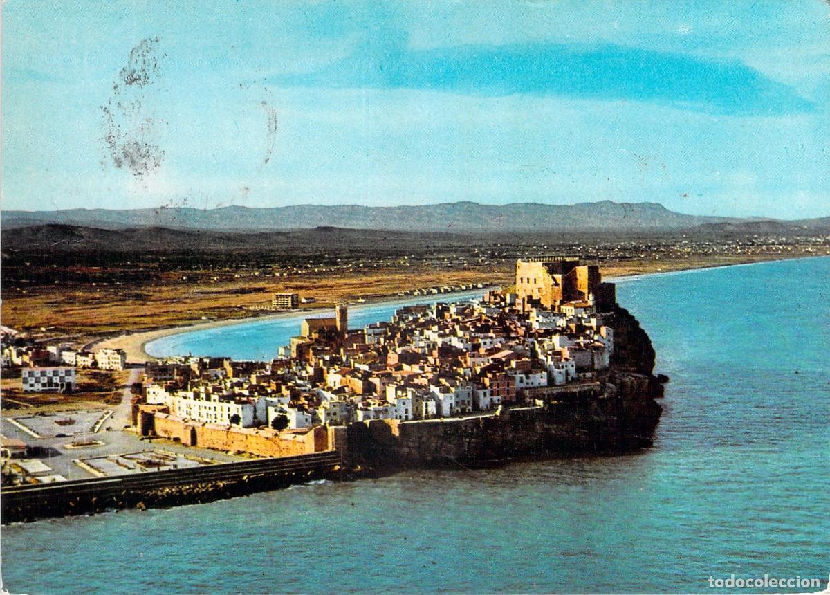 Postales: Postal de Pe&ntilde;&iacute;scola Vista A&eacute;rea del Castillo