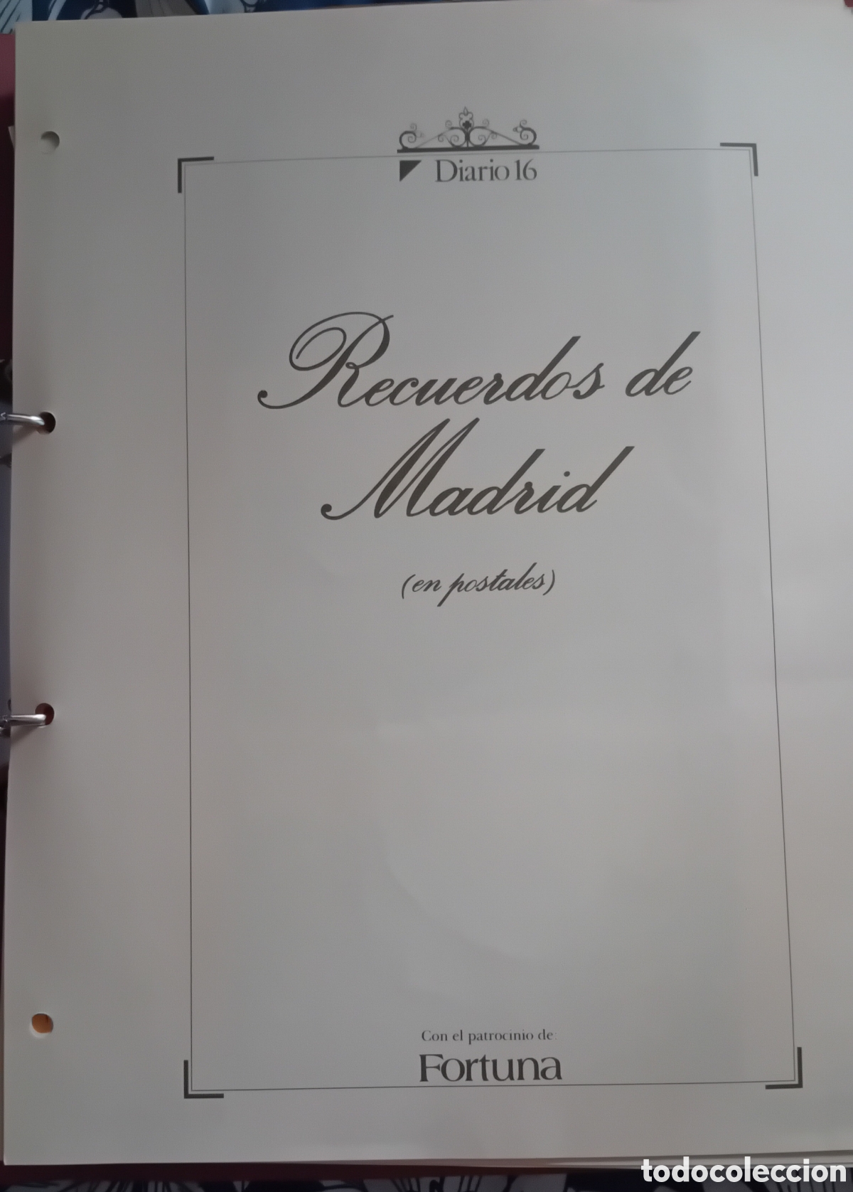 Postales: &Aacute;lbum Recuerdos de Madrid (en postales) - Diario 16 Completo