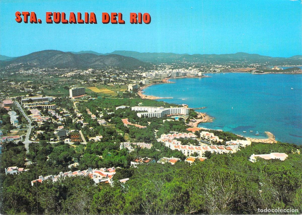 Postales: Postal de Santa Eulalia del Rio en la isla de Ibiza