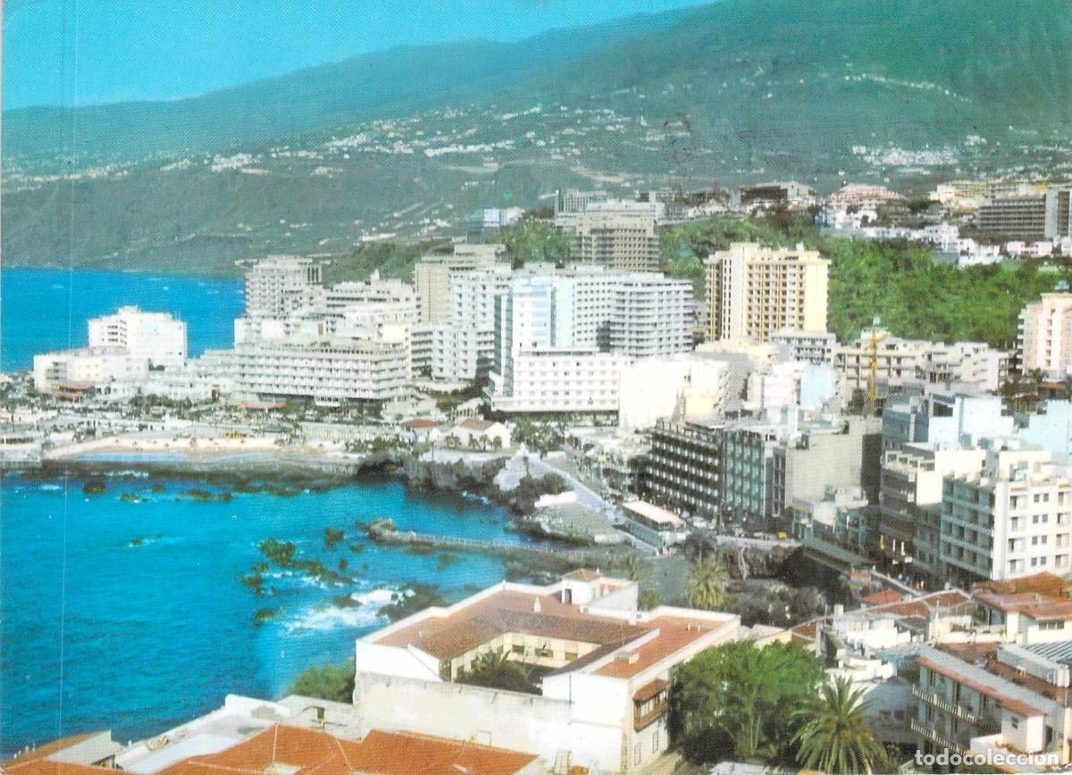 Postales: Postal de Puerto de la Cruz Tenerife vista panor&aacute;mica de la costa