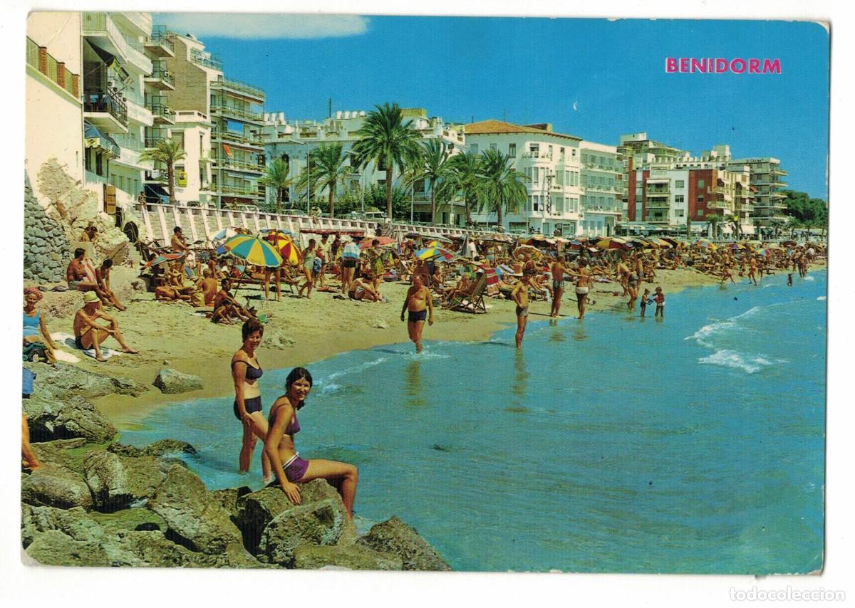 Postales: Postal Benidorm Alicante Playa de Levante