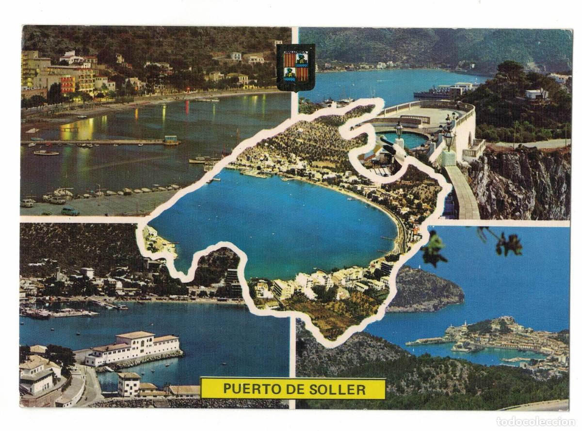 Postales: Postal Puerto de S&oacute;ller Mallorca vistas m&uacute;ltiples