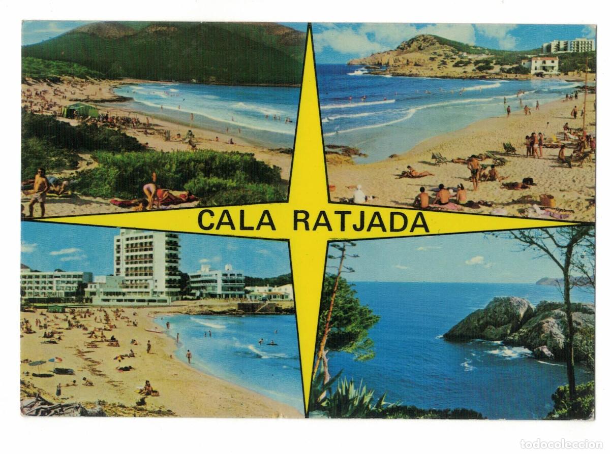 Postales: Postal Cala Ratjada Mallorca vistas m&uacute;ltiples