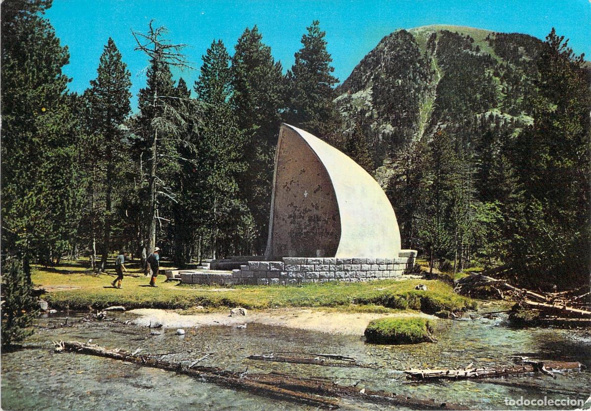 Postkarten: Postal de la Capilla del Sant Esperit en el Parque Nacional de Aig&uuml;estortes