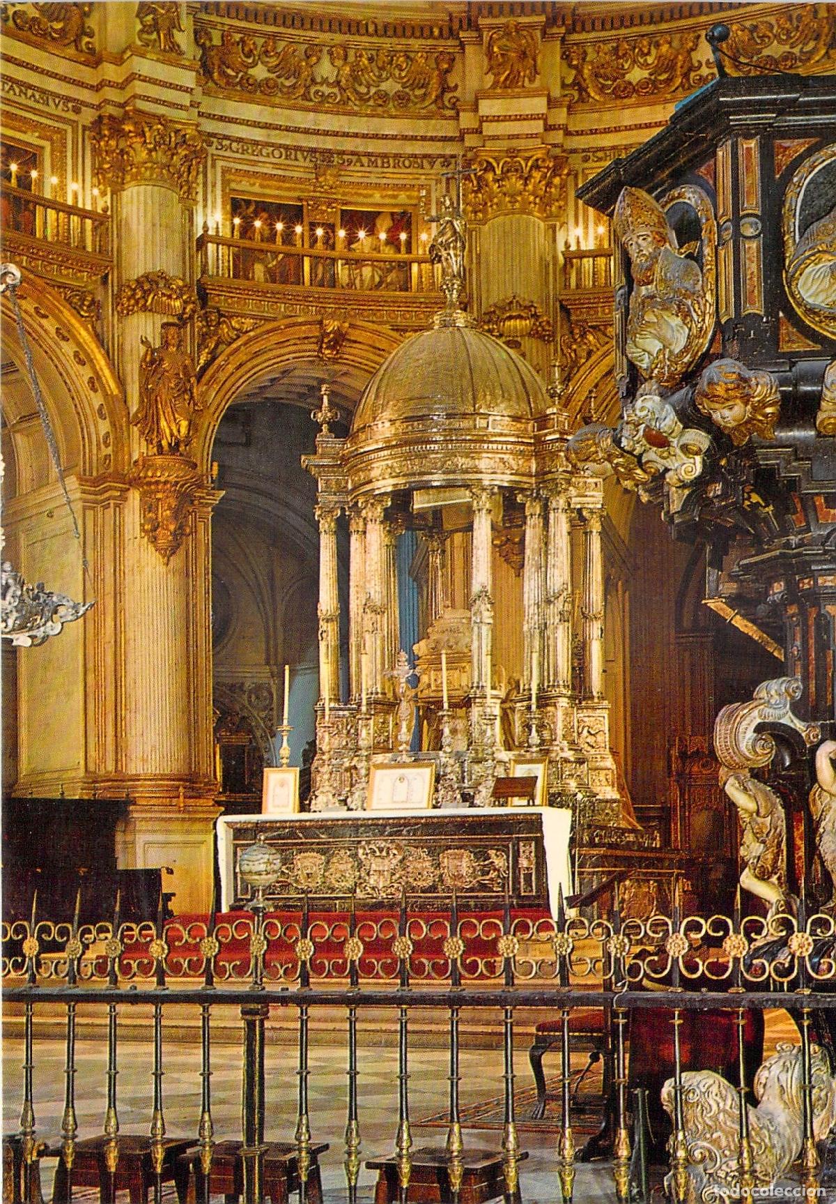 Postales: Postal de la Capilla Mayor de la Catedral de Granada - Foto 1
