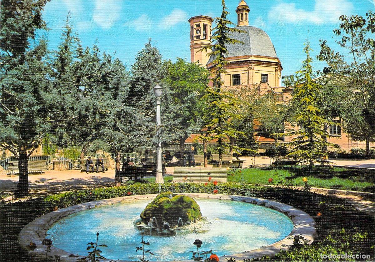 Postales: Postal de Alcoy: Surtidor en el Parque