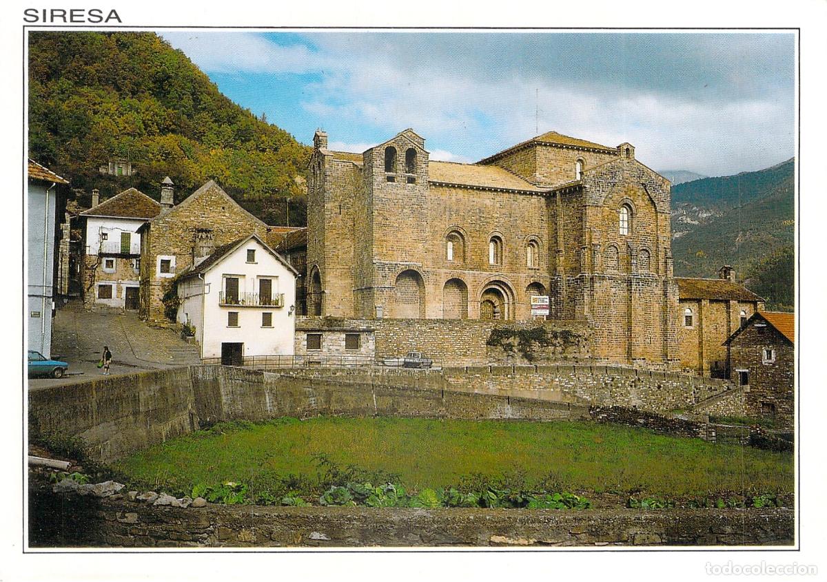 Postkarten: Postal de la Iglesia Rom&aacute;nica de San Pedro en Siresa, Huesca
