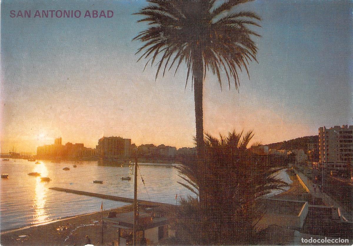 Postales: Postal de la Bah&iacute;a de San Antonio Abad en Ibiza