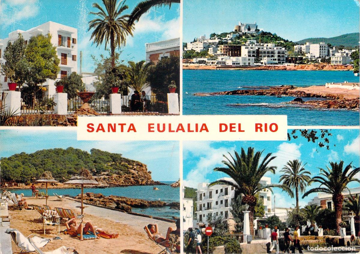 Postales: Postal de Santa Eulalia del Rio en Ibiza Espa&ntilde;a