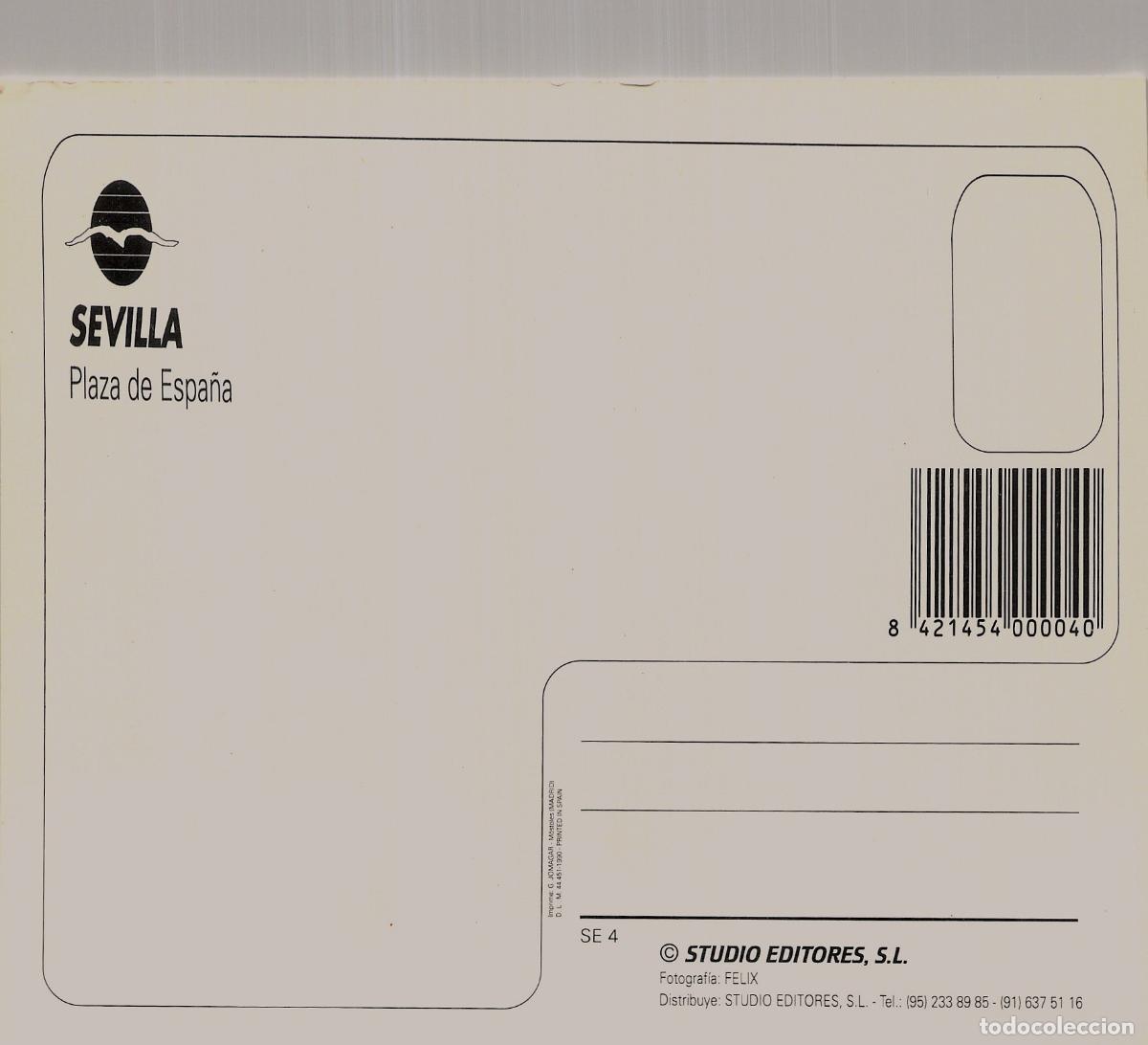 Postales: Postal de la Plaza de Espa&ntilde;a en Sevilla - Foto 2