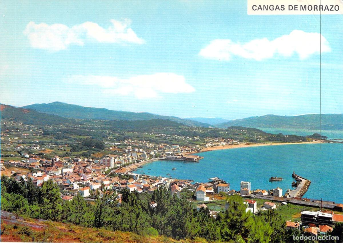 Postales: Postal de Cangas de Morrazo con Vista de la Playa de Rodeira