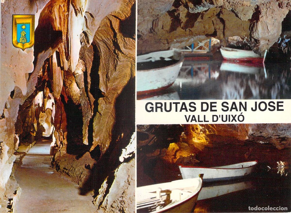 Postales: Postal de las Grutas de San Jos&eacute; en Vall d'Uix&oacute;, Castell&oacute;n