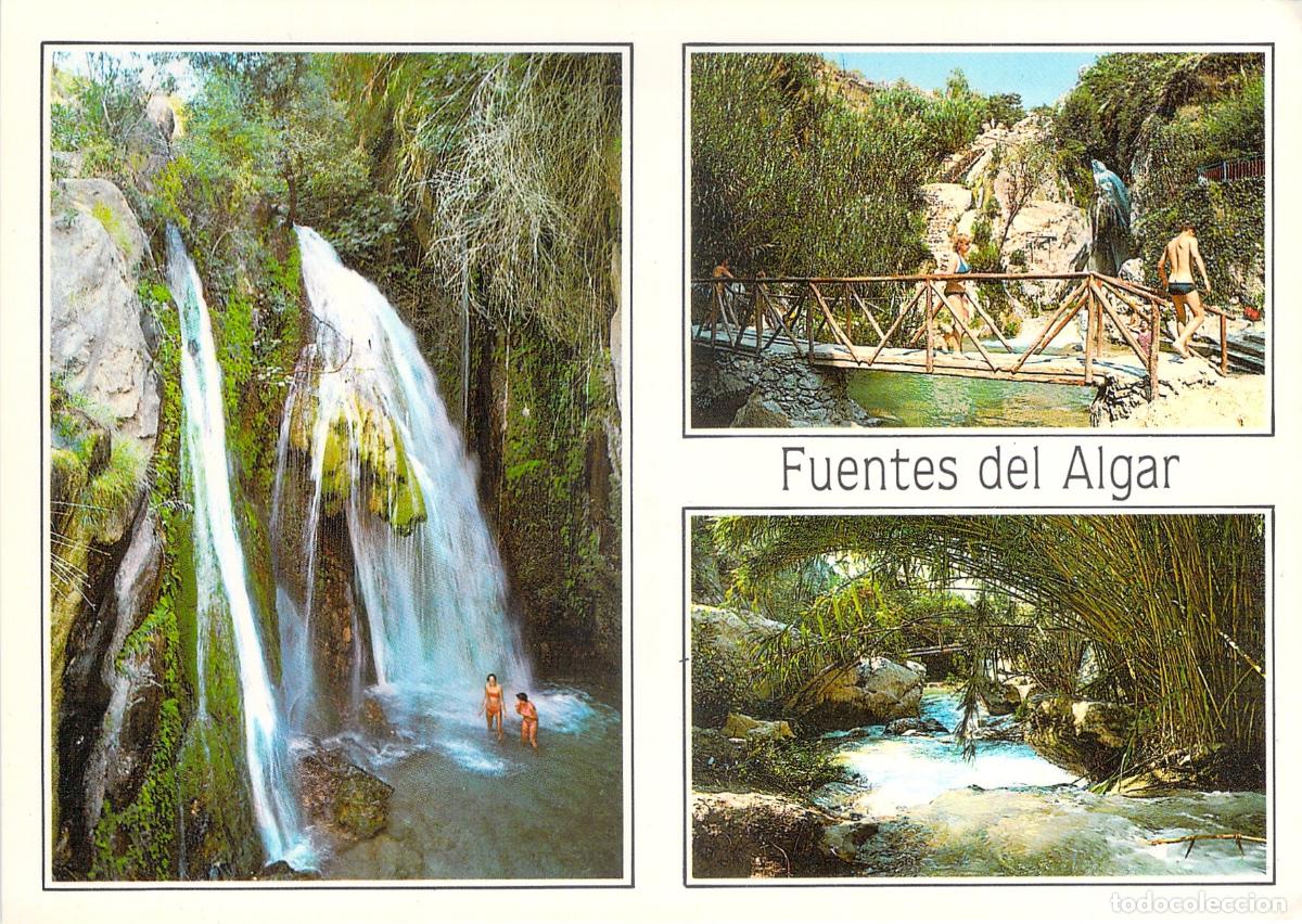 Postales: Postal de las Fuentes del Algar en Callosa d'en Sarria, Alicante