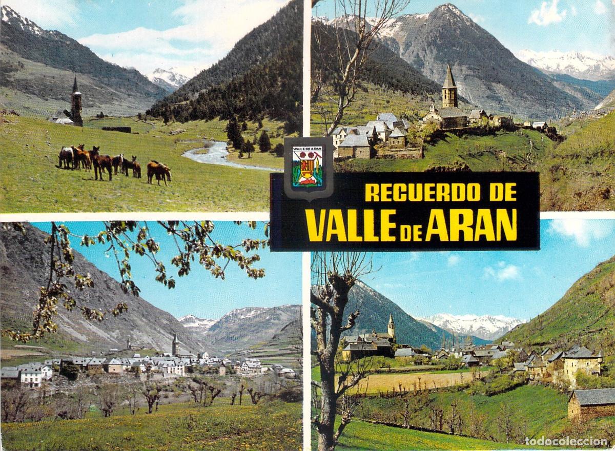 Postales: Postal del Valle de Aran Pirineo Catal&aacute;n Lleida