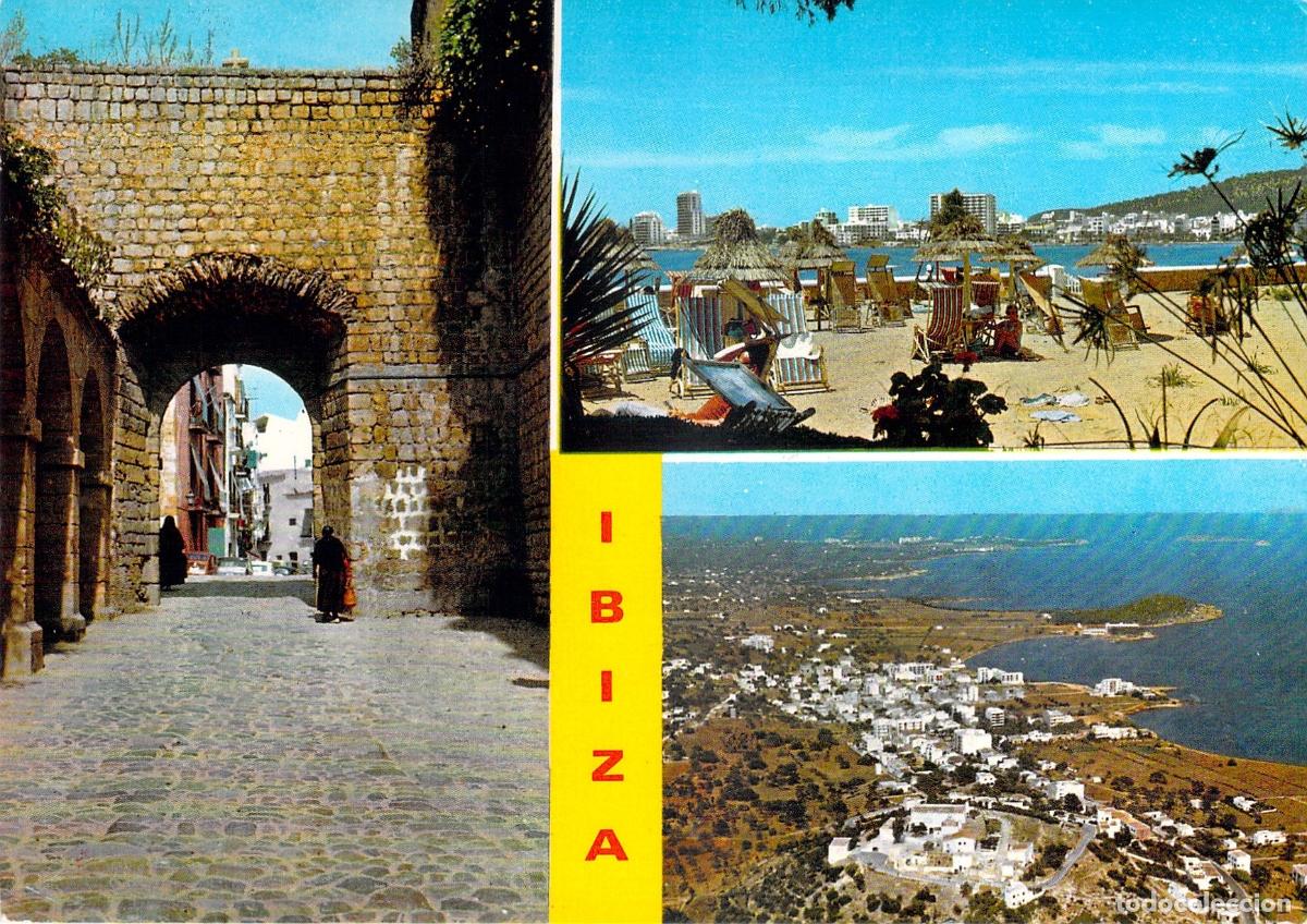Postales: Postal de Ibiza, San Antonio y Santa Eulalia - Vistas tur&iacute;sticas