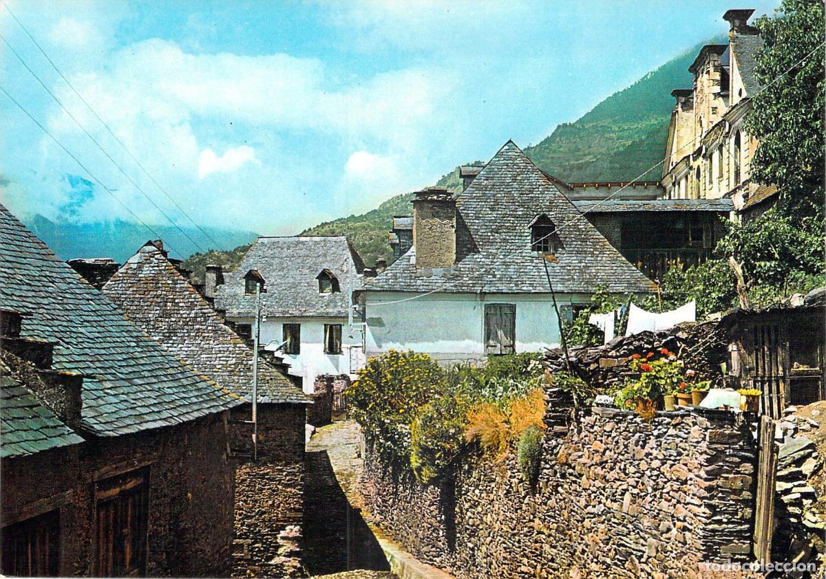 Postales: Postal de Arros, Valle de Aran, Calle T&iacute;pica