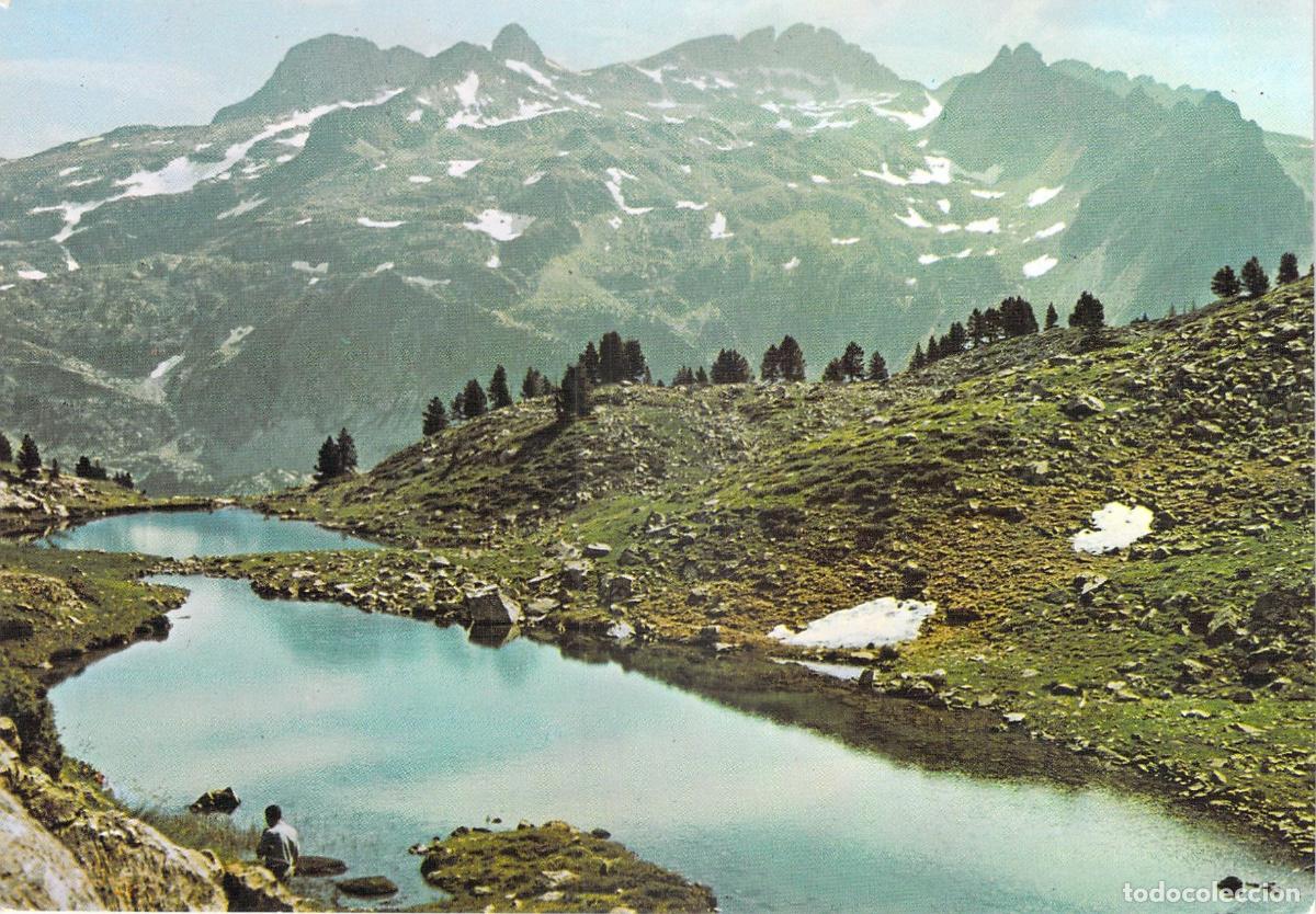 Postales: Postal de los Ibones de Panticosa en el Pirineo Aragon&eacute;s