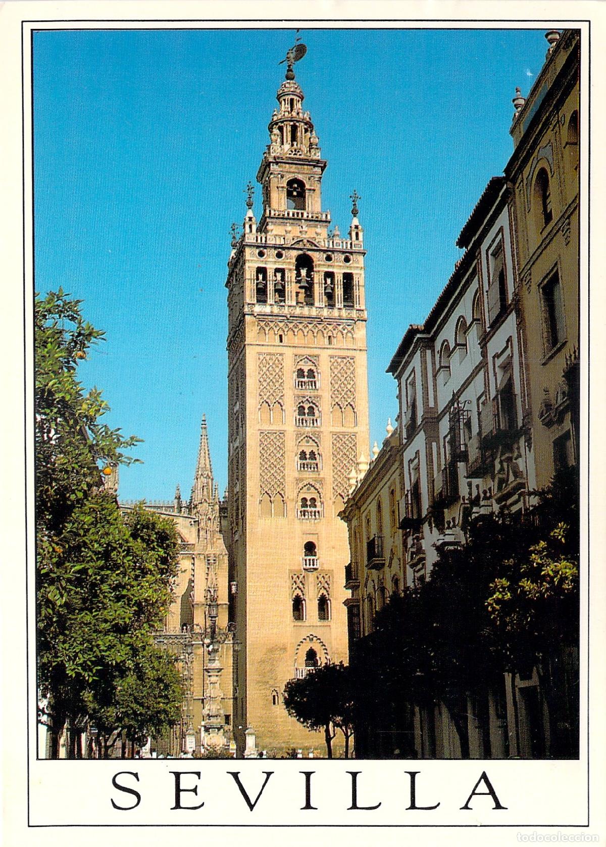 Postales: Postal de La Giralda en Sevilla, monumento ic&oacute;nico