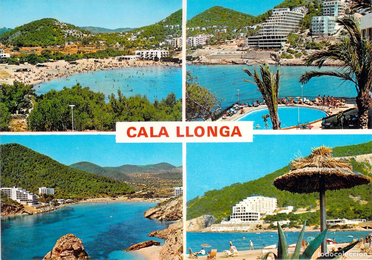 Postales: Postal de Cala Llonga en Santa Eulalia Ibiza