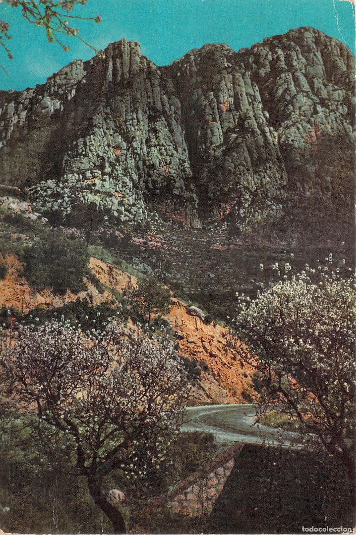 Postales: Postal de la Monta&ntilde;a de Montserrat desde Collbat&oacute;