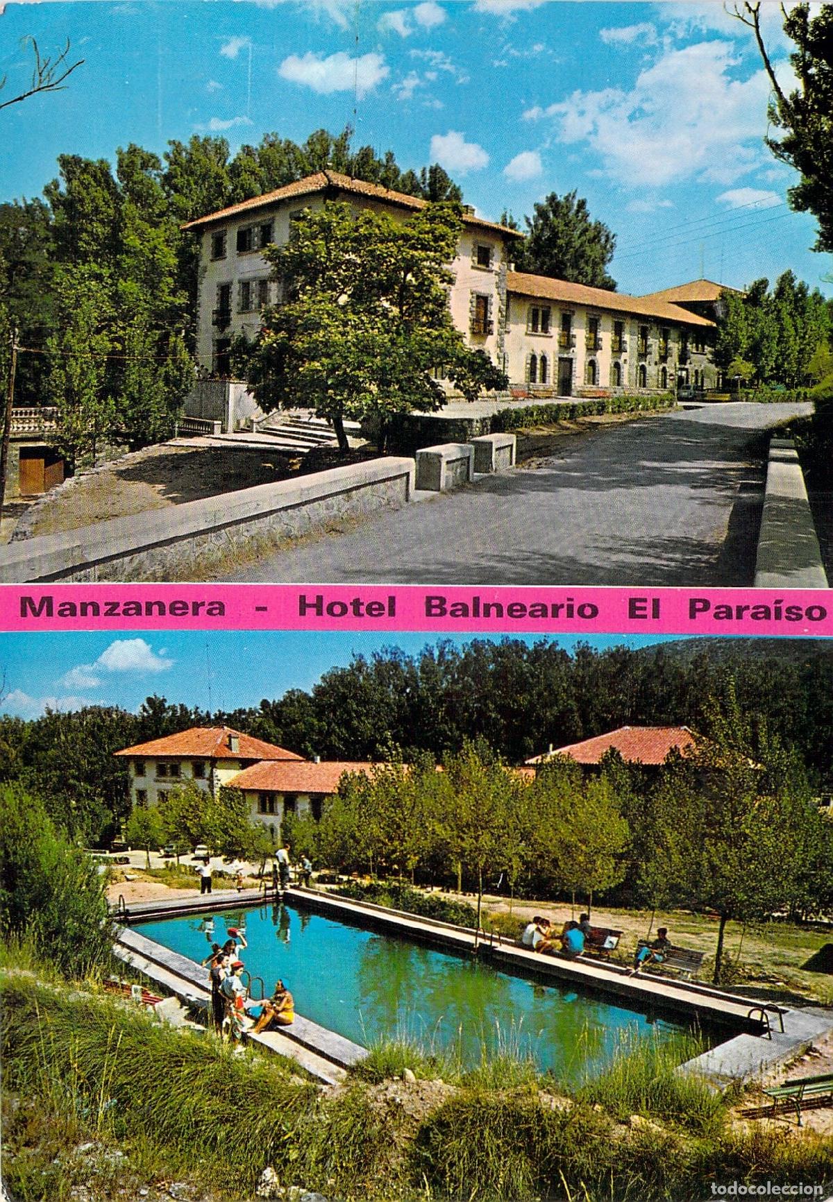 Postales: Postal de Manzanera Teruel Hotel Balneario El Para&iacute;so